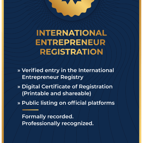 International Entrepreneur Registration